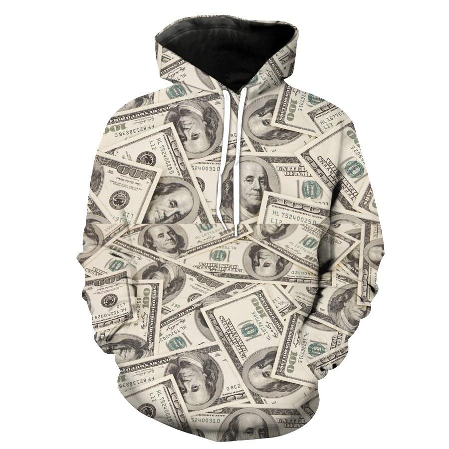 100 Dollar Bill Money Cash Money Hoodie 3D 2 100 Dollar Bill Money Cash Money Hoodie 3D
