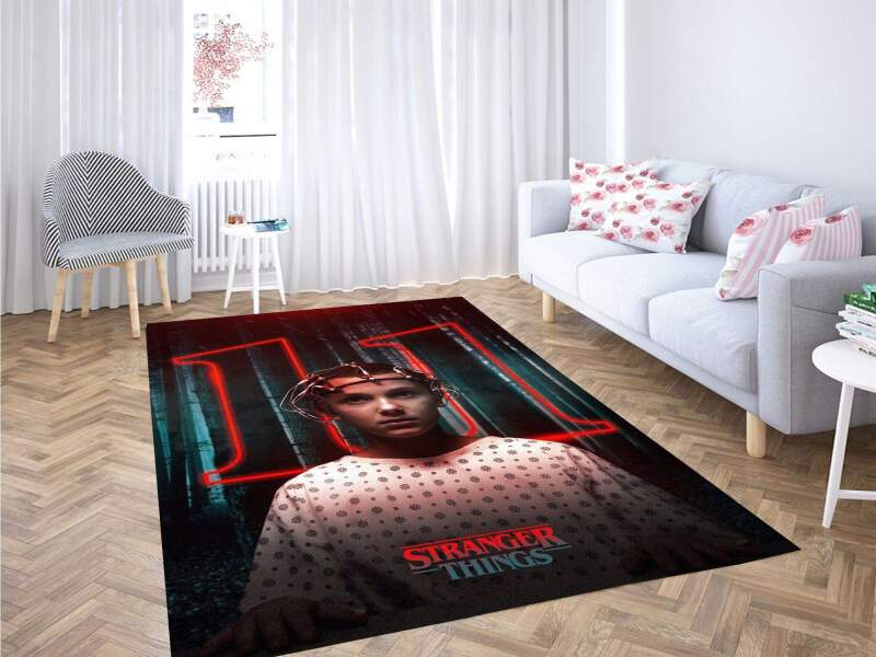 Portray of 11 Stranger Things Carpet Rug