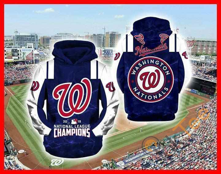 2019 Washington Nationals National Champions Hoodie 3d