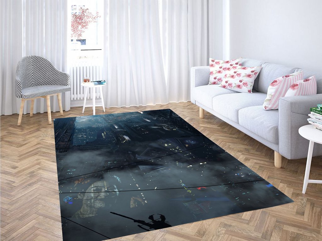City Blade Runner Living Room Modern Carpet Rug 4 City Blade Runner Living Room Modern Carpet Rug