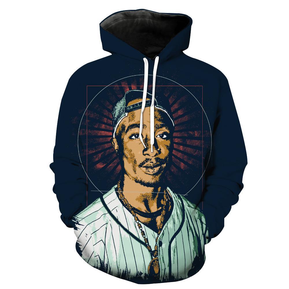 2pac Hip Hop Rap Tupac Hoodie 3D