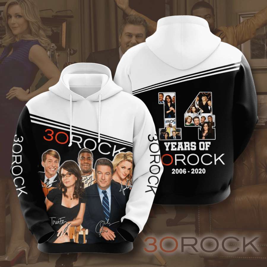 30 Rock Custom Hoodie 3D 4 30 Rock Custom Hoodie 3D