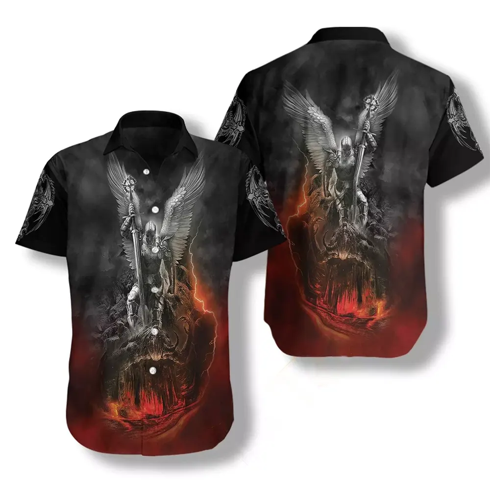 3d Dragon Slayer Hawaiian shirts