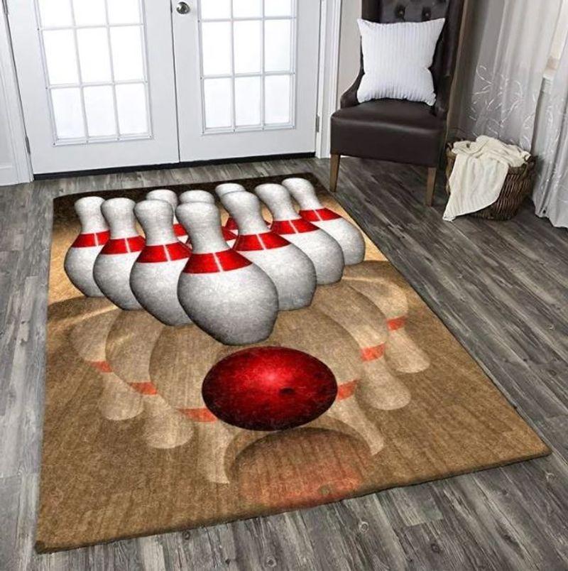 3d Effect Bowling Rectangle Limited Edition Rug 4 3d Effect Bowling Rectangle Limited Edition Rug