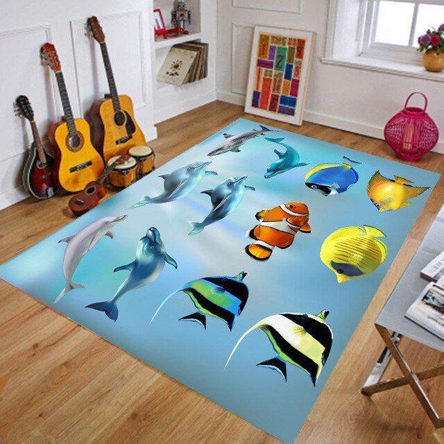 3d Printed Ocean World Limited Edition Rug 3 3d Printed Ocean World Limited Edition Rug