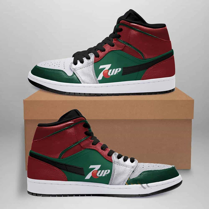 7up Custom Air Jordan Shoes