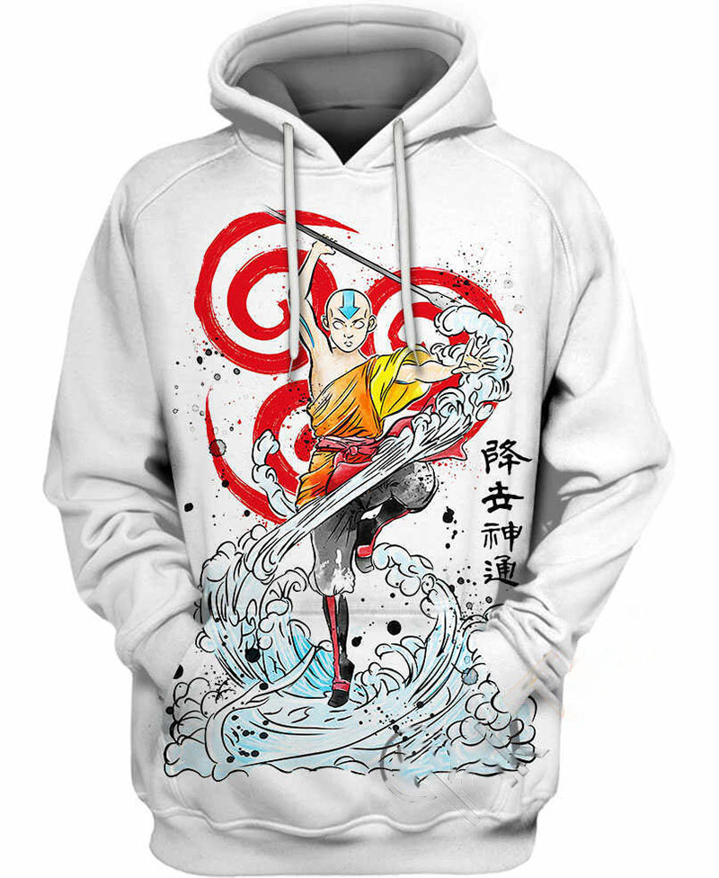 Aang The Last Airbender Hoodie 3D 11 Aang The Last Airbender Hoodie 3D