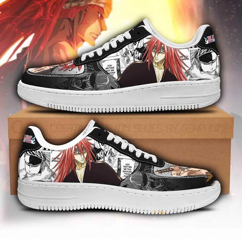 Abarai Renji Bleach Anime Nike Air Force Shoes