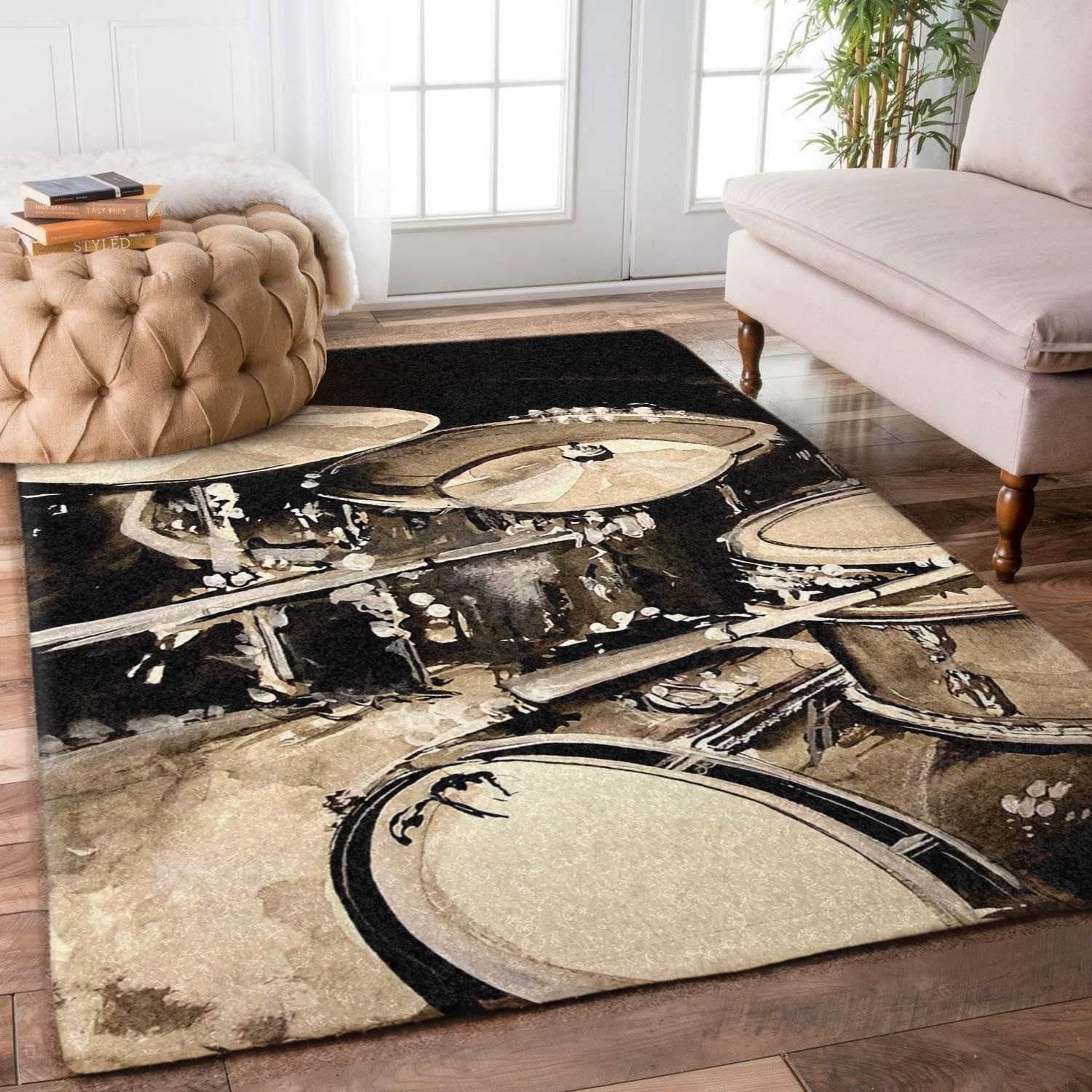 Abstract Drum Set Limited Edition Rug 2 Abstract Drum Set Limited Edition Rug