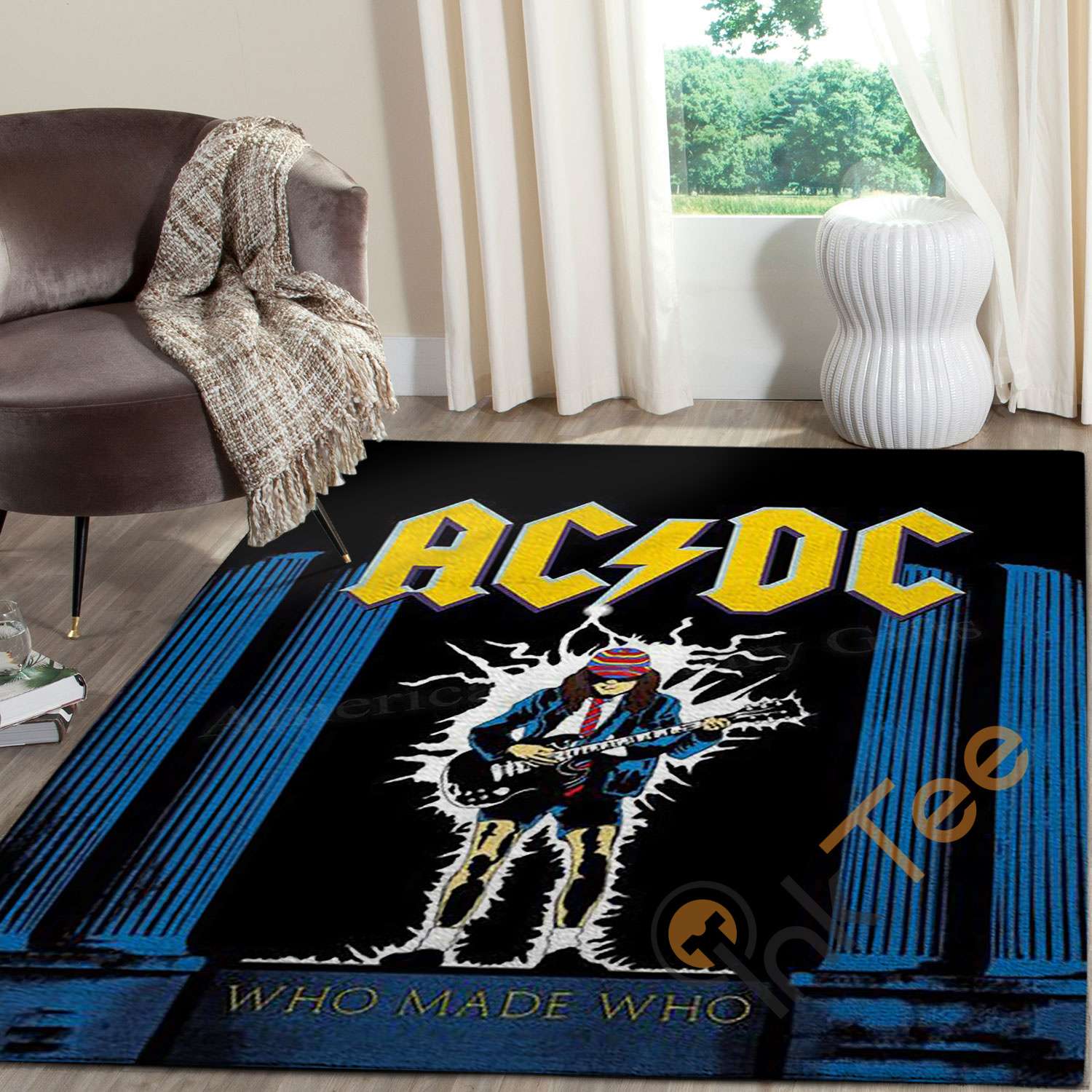 Ac Dc Band Music Who Made Who Rug 1 Ac Dc Band Music Who Made Who Rug