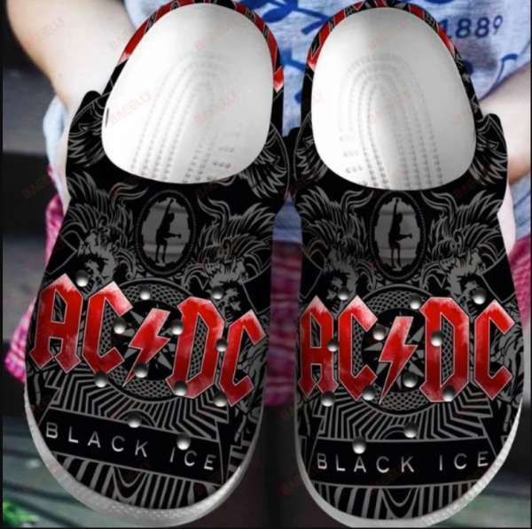 Ac-dc Crocs Clog Shoes 6 Ac-dc Crocs Clog Shoes