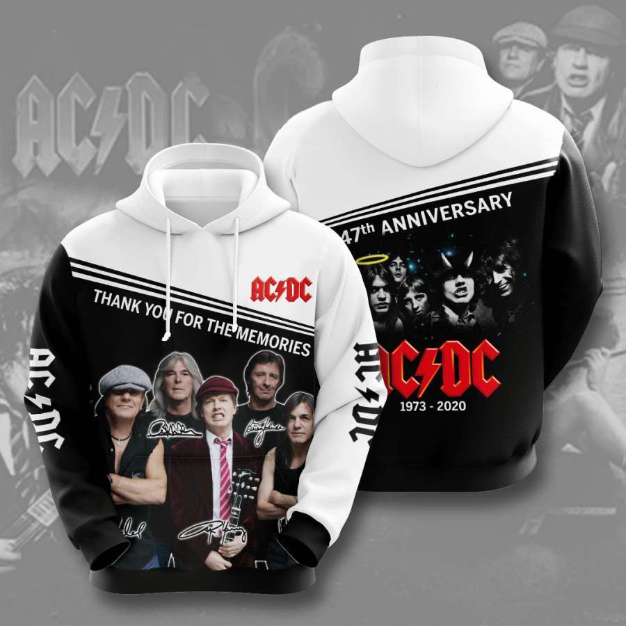 Ac/dc Custom Hoodie 3D