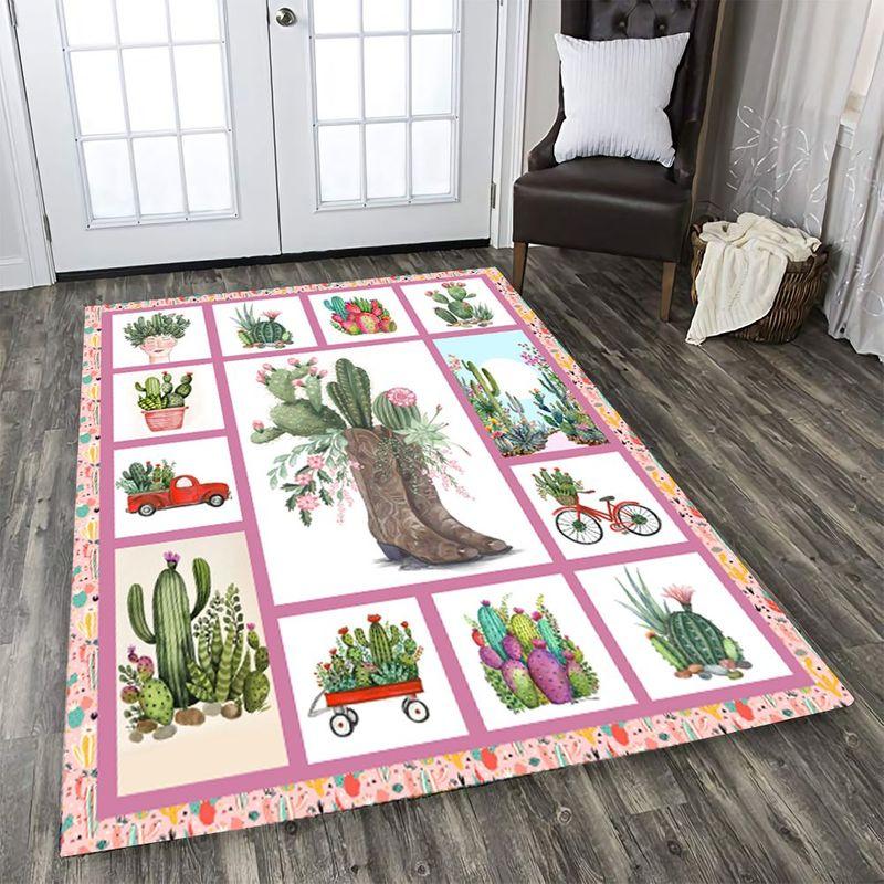 Adorable Cactus Rectangle Limited Edition Rug 6 Adorable Cactus Rectangle Limited Edition Rug