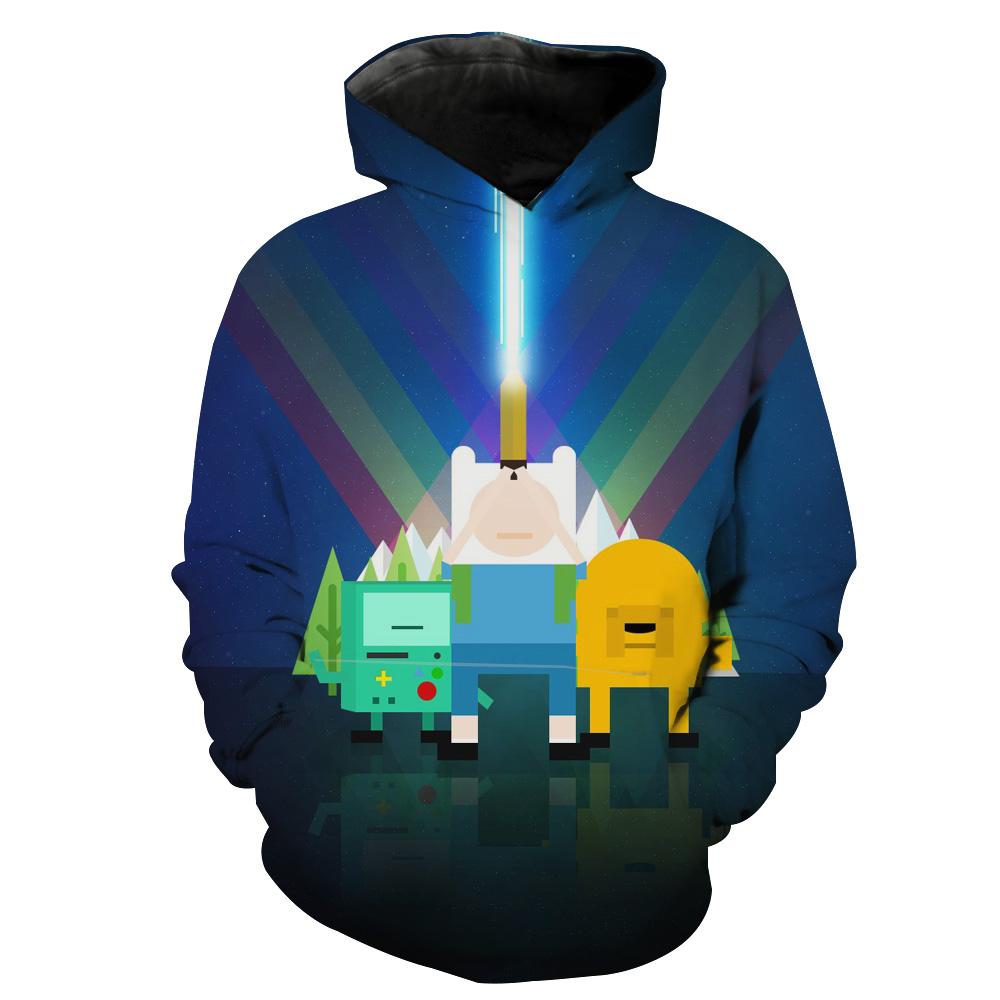 Adventure Time Finn And Jake Hoodie 3D