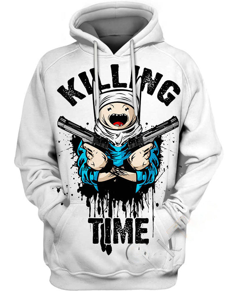 Adventure Time Killing Time Hoodie 3D