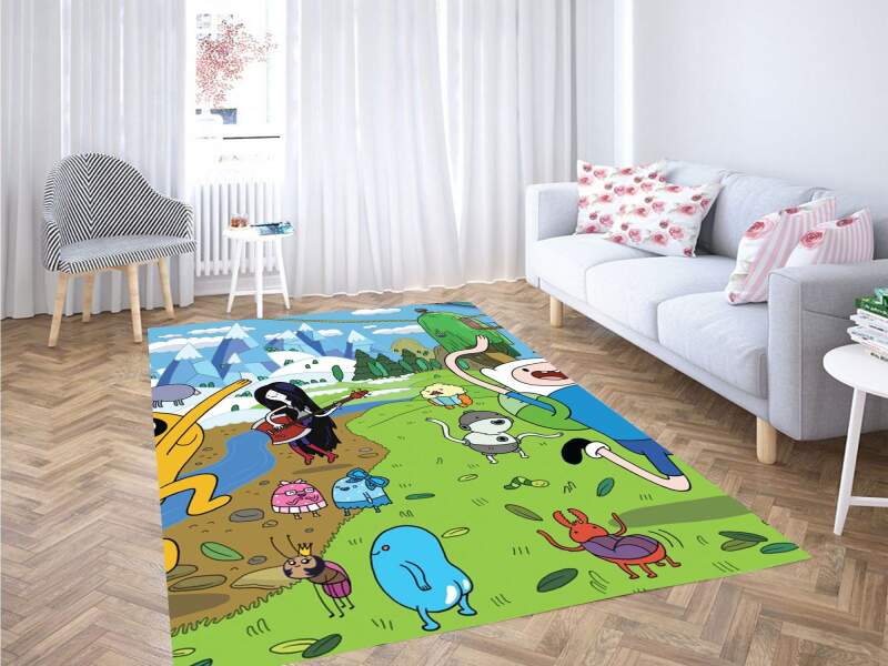 Adventure Time World Carpet Rug 1 Adventure Time World Carpet Rug