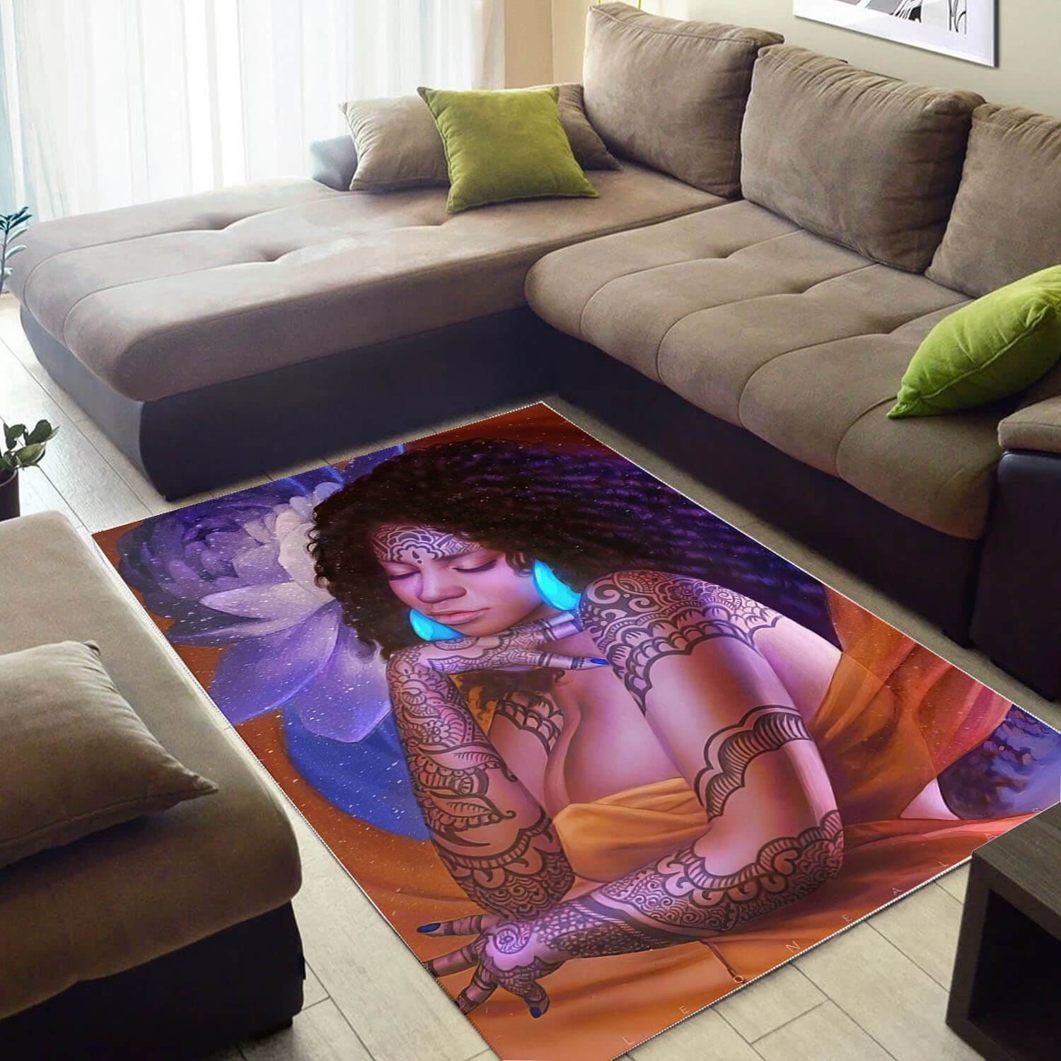 African American Pretty Melanin Girl Carpet Afrocentric Living Room Ideas Rug 1 African American Pretty Melanin Girl Carpet Afrocentric Living Room Ideas Rug