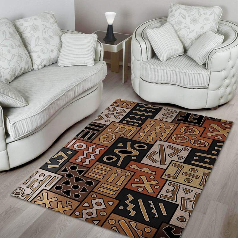 African Bologan Art Limited Edition Rug