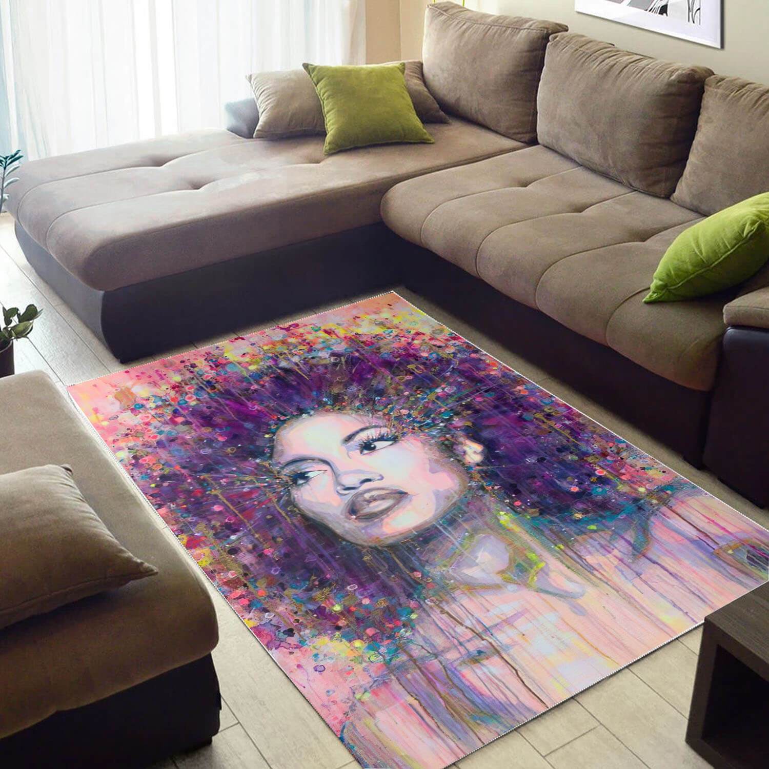 African Beautiful Afro Woman Carpet Design Themed Rooms Ideas Rug 1 African Beautiful Afro Woman Carpet Design Themed Rooms Ideas Rug
