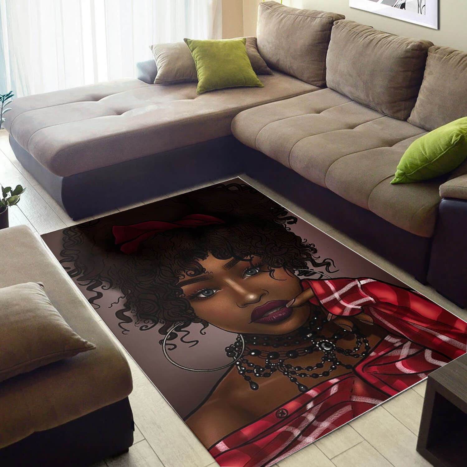 African Beautiful Afro Woman Print Carpet Themed Rooms Ideas Rug 3 African Beautiful Afro Woman Print Carpet Themed Rooms Ideas Rug
