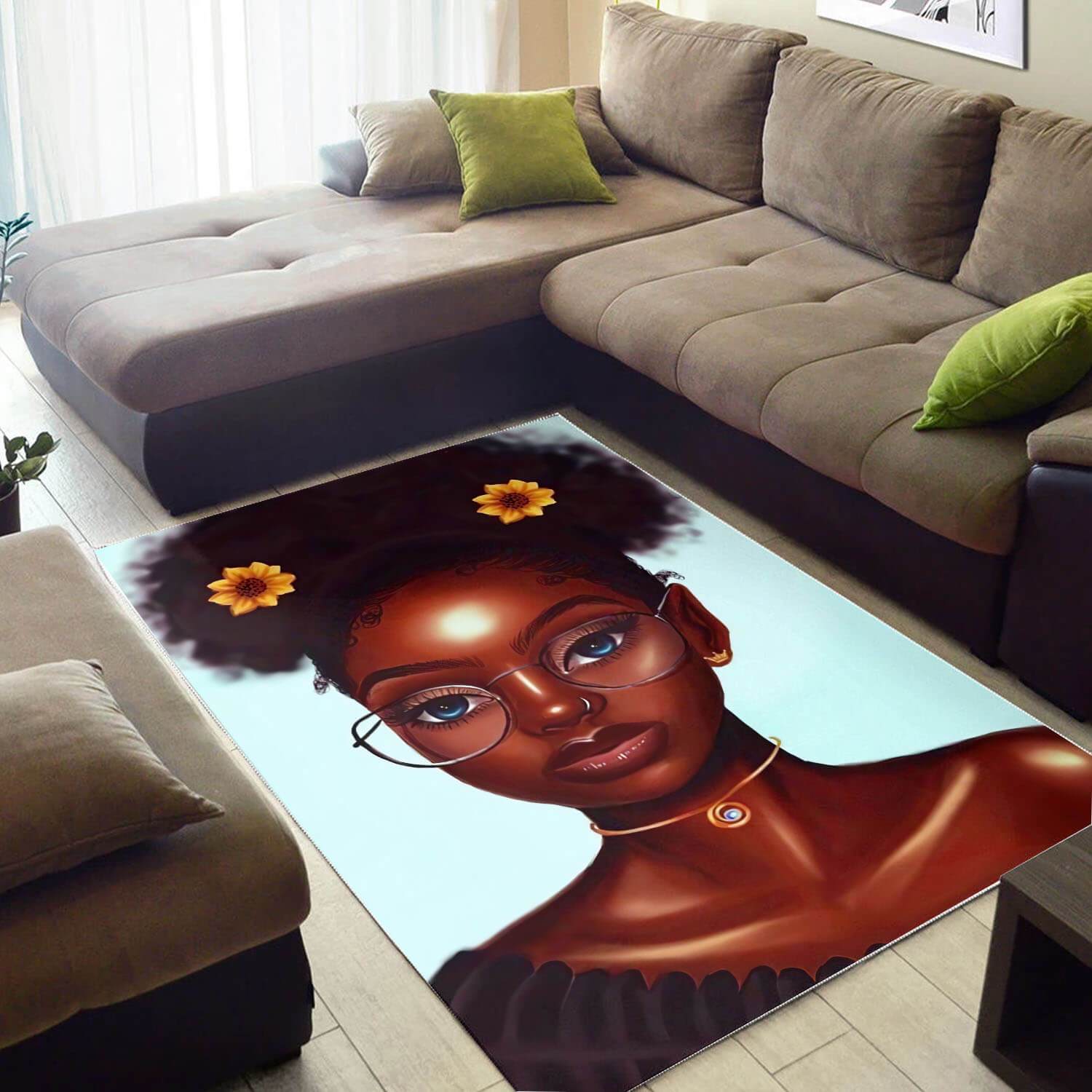 African Beautiful Melanin Beauty Girl American Carpet Themed Rug 6 African Beautiful Melanin Beauty Girl American Carpet Themed Rug