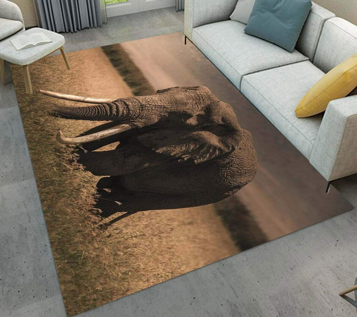 African Elephant Limited Edition Rug 1 African Elephant Limited Edition Rug