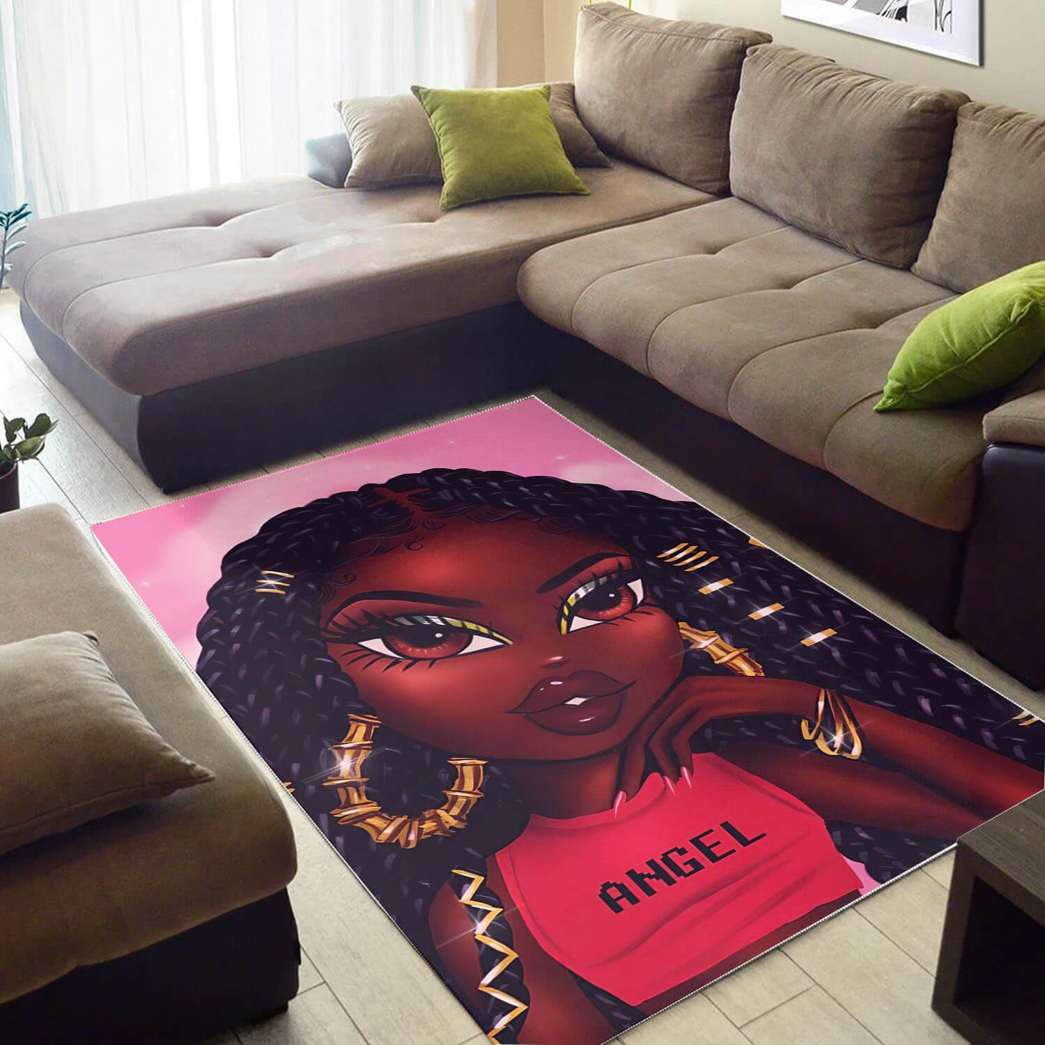African Pretty Melanin Poppin Girl Carpet Design Themed Rooms Ideas Rug 1 African Pretty Melanin Poppin Girl Carpet Design Themed Rooms Ideas Rug