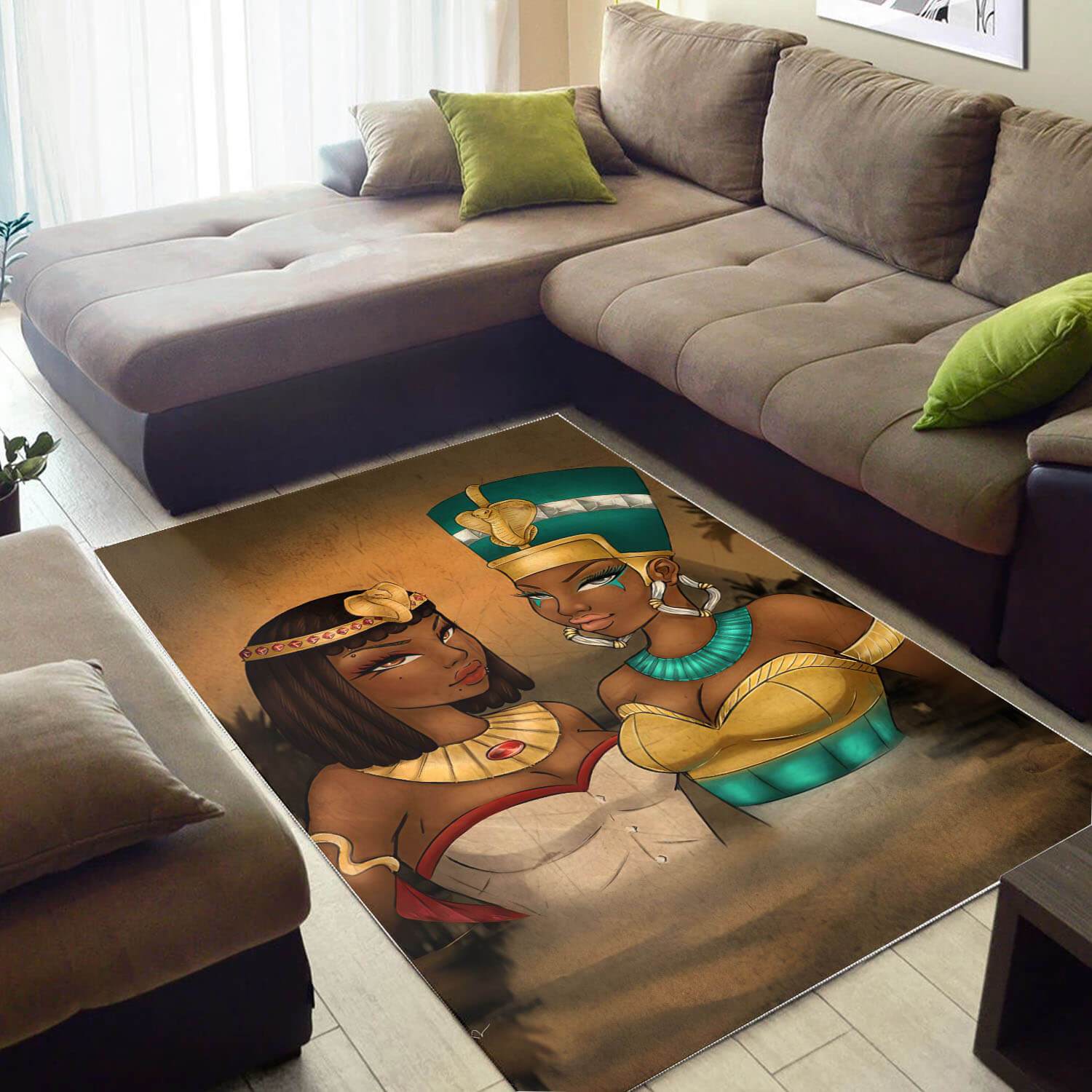 Afrocentric Beautiful Black Afro Girl African Carpet Themed Living Room Rug 4 Afrocentric Beautiful Black Afro Girl African Carpet Themed Living Room Rug