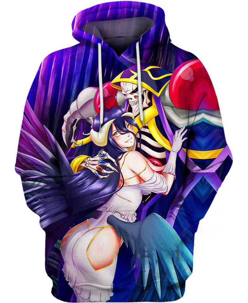 Ainz And Albedo Hoodie 3D