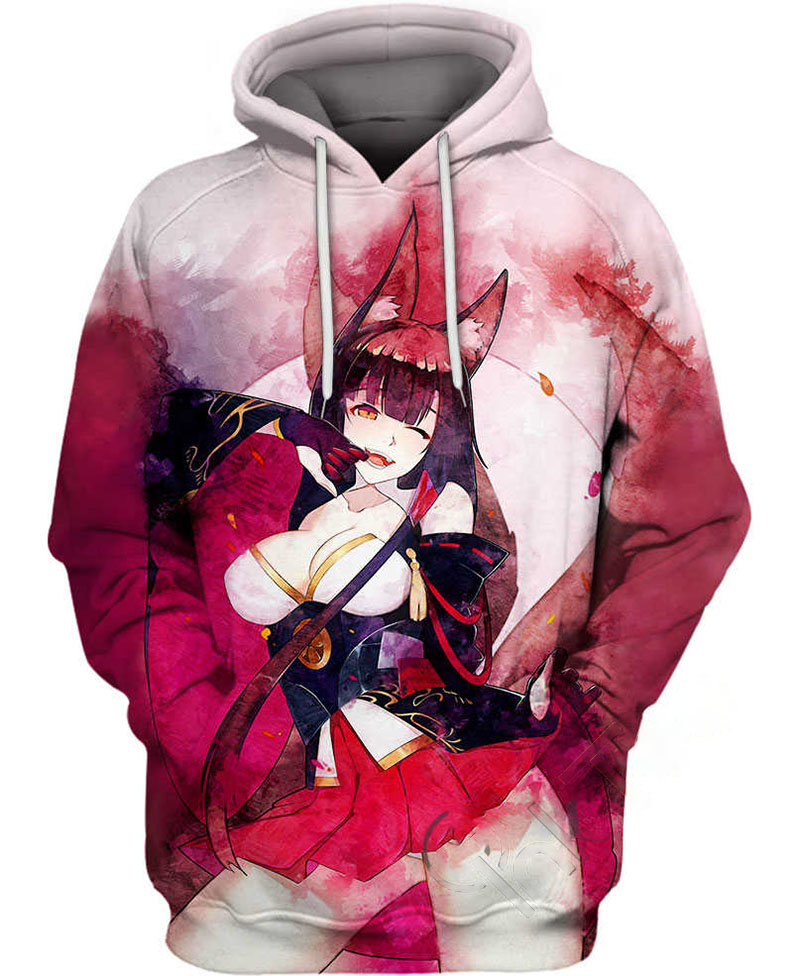 Akagi Azur Lane Hoodie 3D