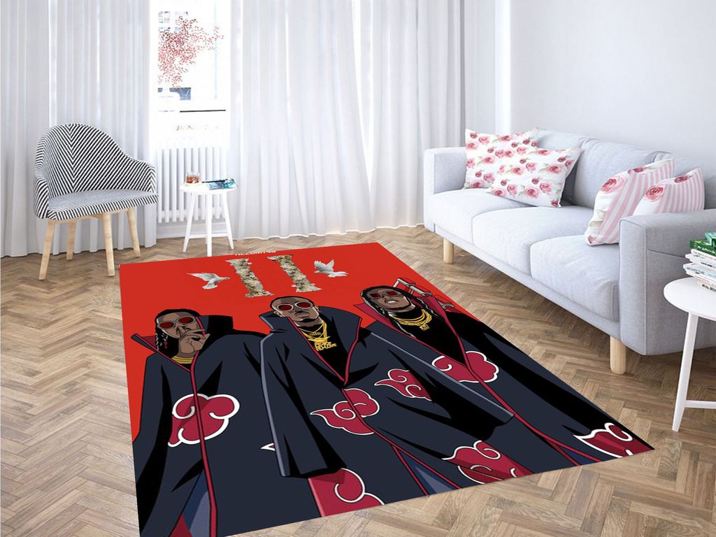 Akatsuki Background Living Room Modern Carpet Rug 2 Akatsuki Background Living Room Modern Carpet Rug