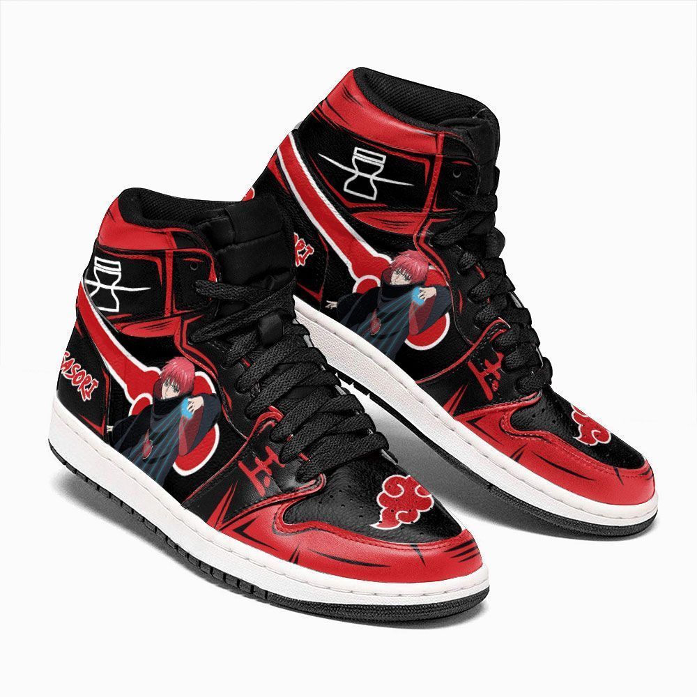 Akatsuki Ssasori Naruto Custom Anime Air Jordan Shoes 3 Akatsuki Ssasori Naruto Custom Anime Air Jordan Shoes