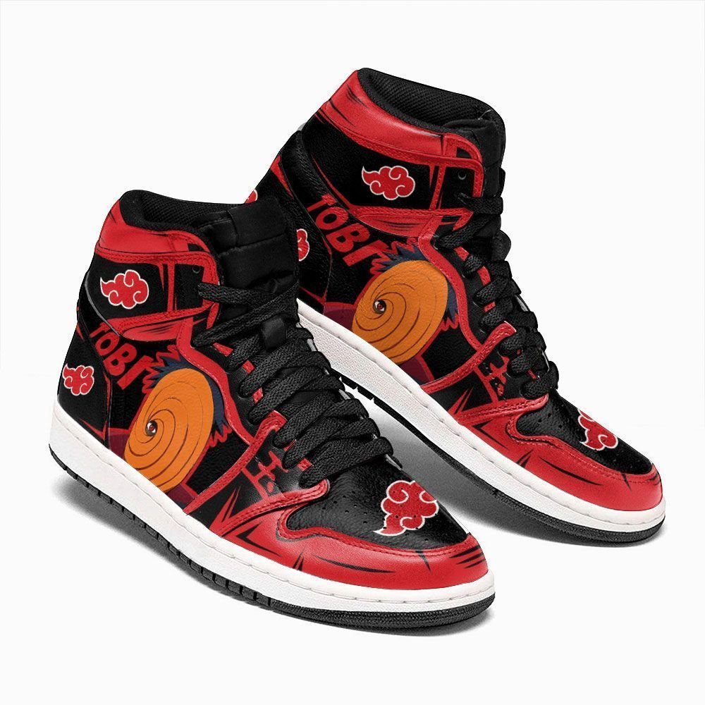 Akatsuki Tobi Naruto Custom Anime Air Jordan Shoes