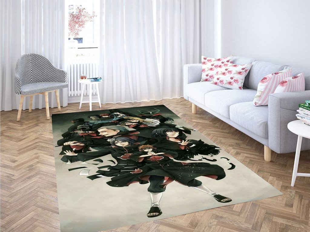Akatsuki Wallpaper Living Room Modern Carpet Rug