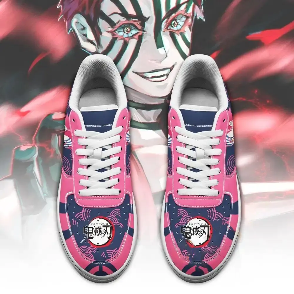 Akaza Custom Demon Slayer Anime Fan Amazon Nike Air Force Shoes