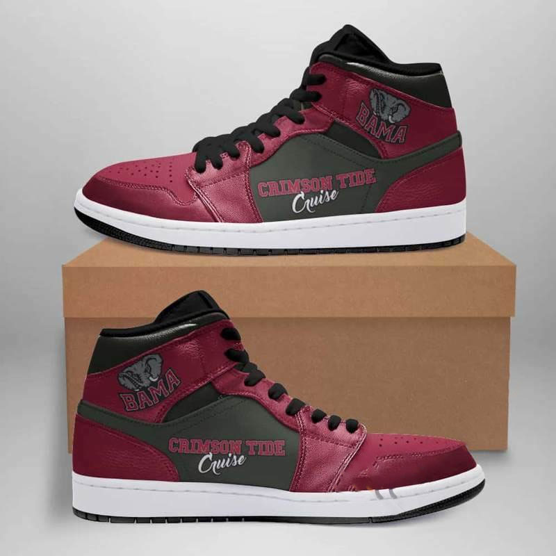 Alabama American Football Custom Air Jordan Shoes 4 Alabama American Football Custom Air Jordan Shoes