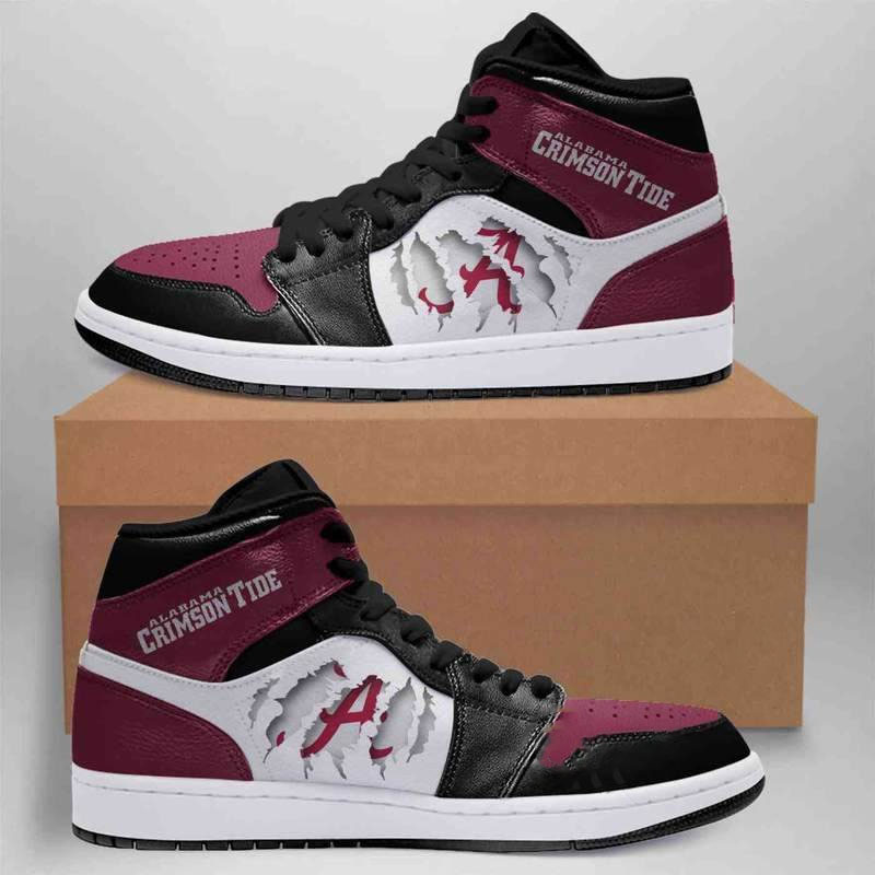 Alabama Crimson Tide Ncaa Custom Air Jordan Shoes