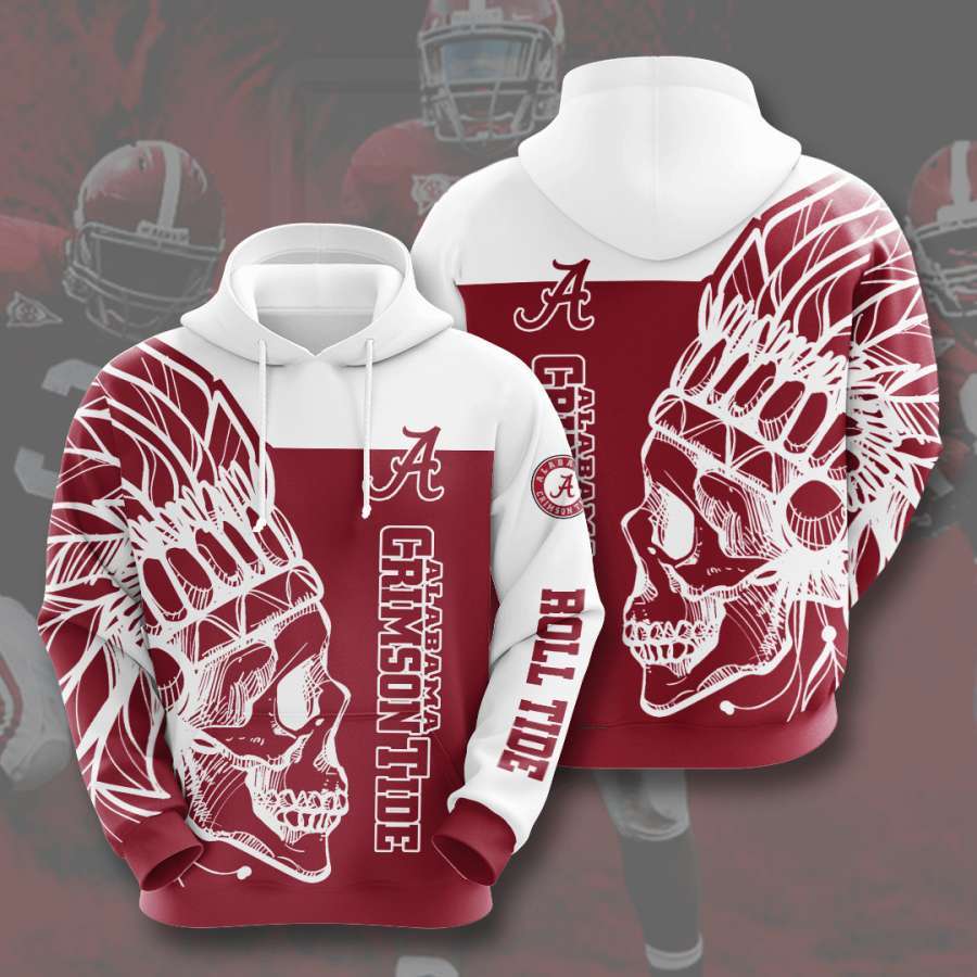 Alabama Crimson Tide Custom Hoodie 3D 2 Alabama Crimson Tide Custom Hoodie 3D
