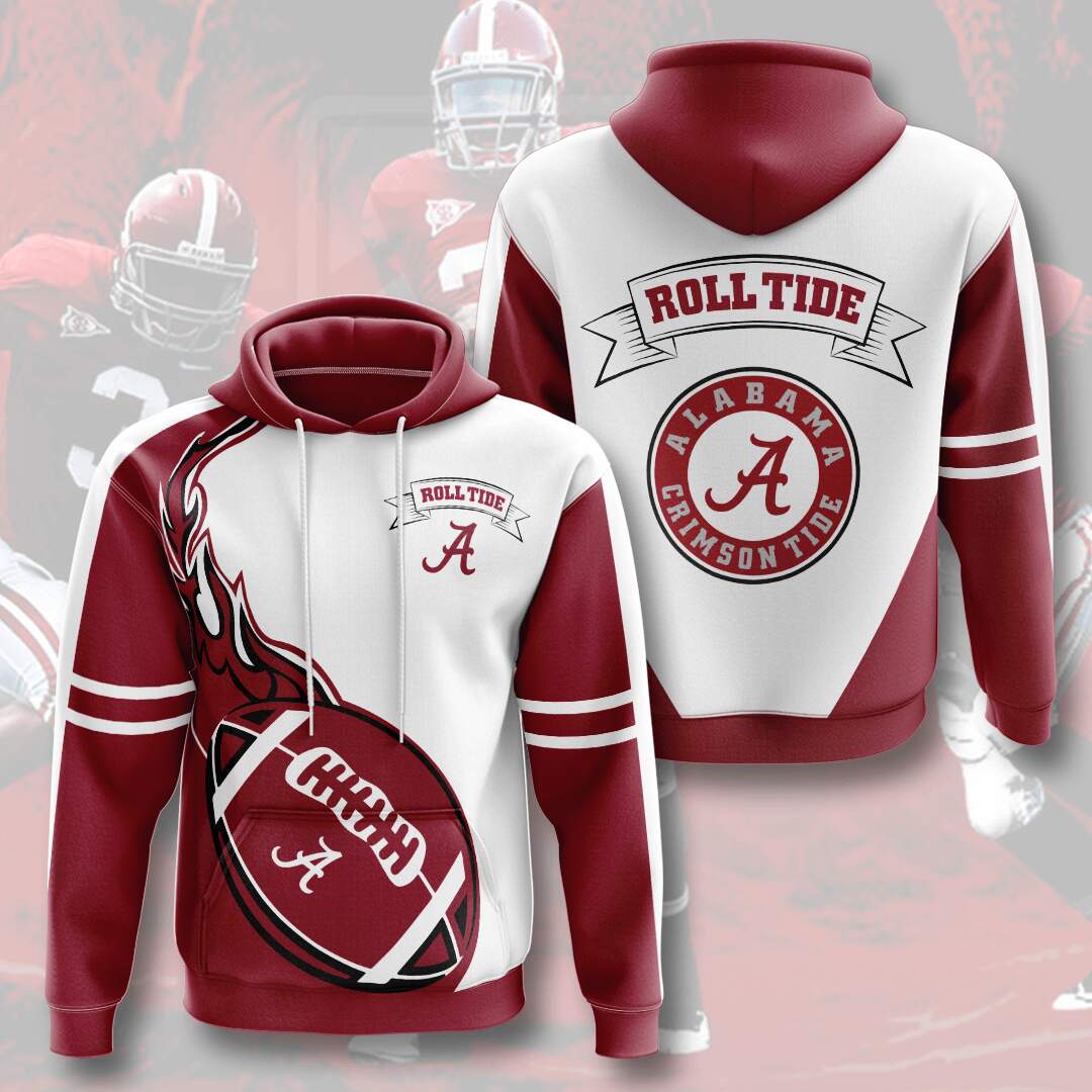 Alabama Crimson Tide Custom Hoodie 3D
