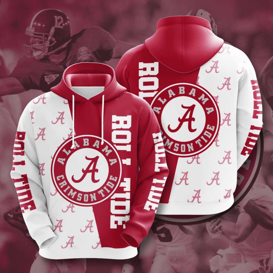 Alabama Crimson Tide Custom Hoodie 3D