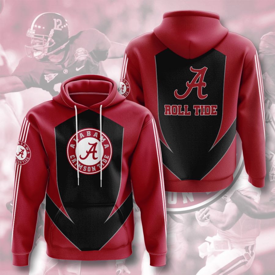 Alabama Crimson Tide Custom Hoodie 3D 11 Alabama Crimson Tide Custom Hoodie 3D