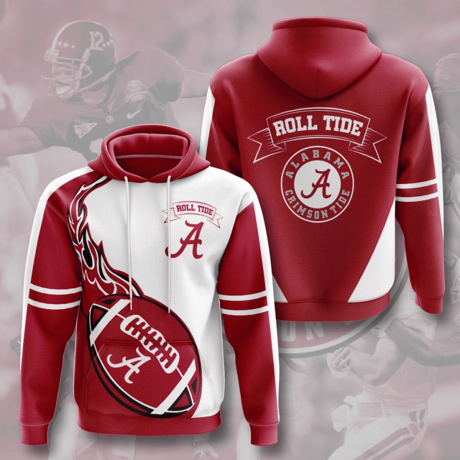 Alabama Crimson Tide Custom Hoodie 3D 4 Alabama Crimson Tide Custom Hoodie 3D