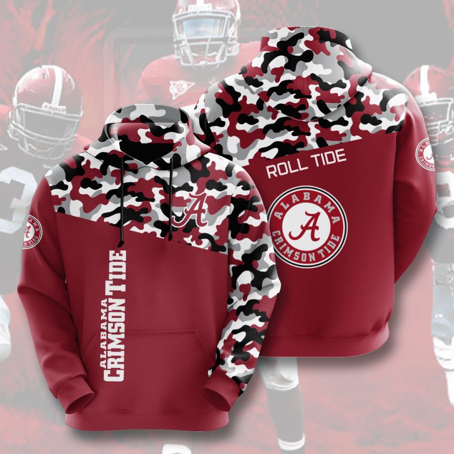 Alabama Crimson Tide Custom Hoodie 3D