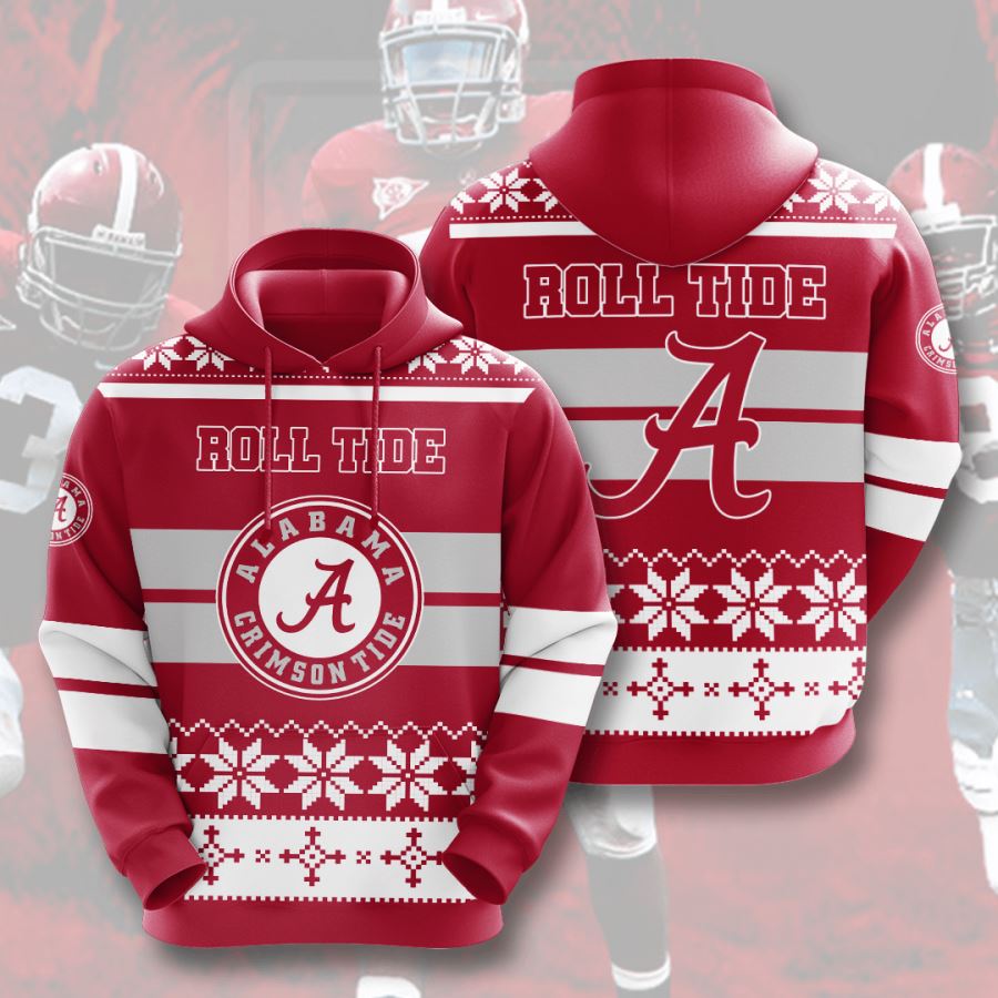 Alabama Crimson Tide Custom Hoodie 3D 4 Alabama Crimson Tide Custom Hoodie 3D