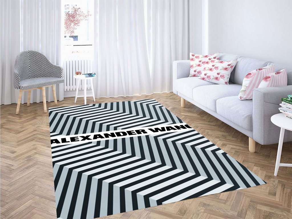Alexander Wang Bold Pattern Living Room Modern Carpet Rug