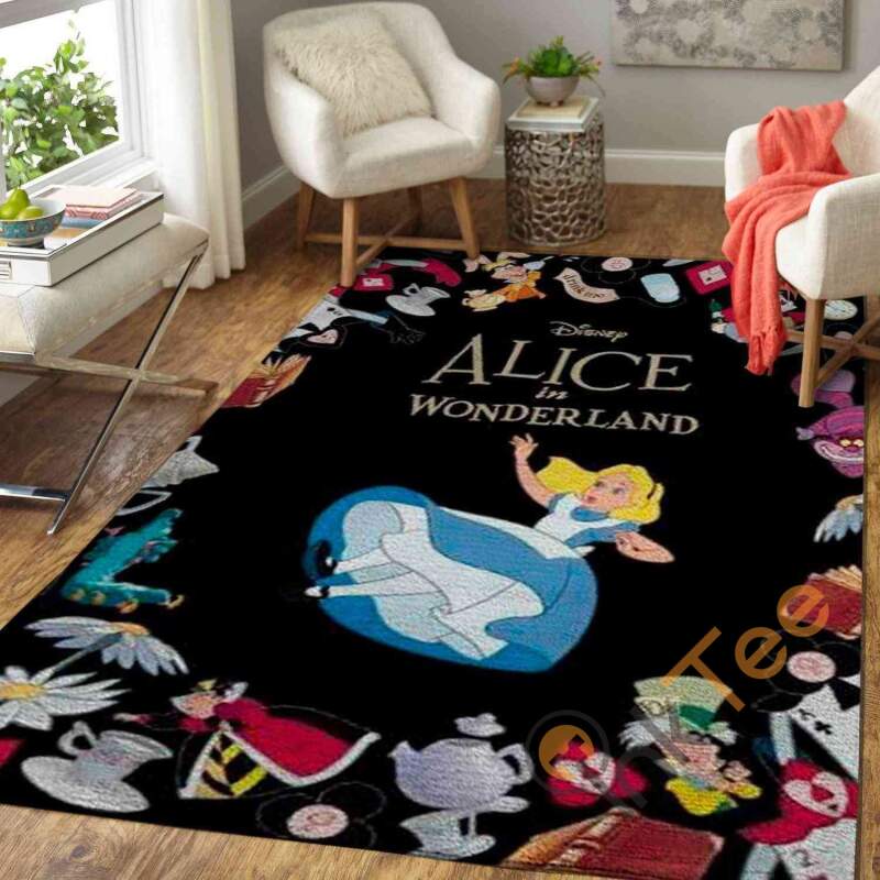 Alice In Wonderland Area Rug