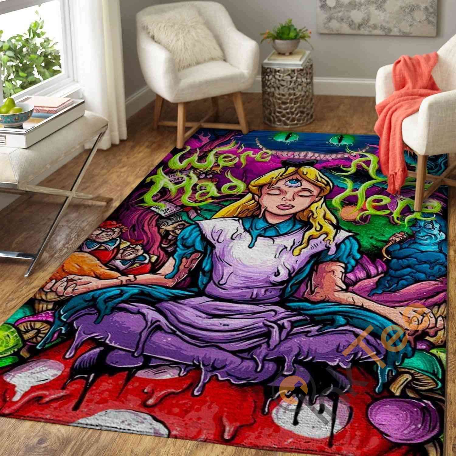 Alice In Wonderland Area Rug 3 Alice In Wonderland Area Rug