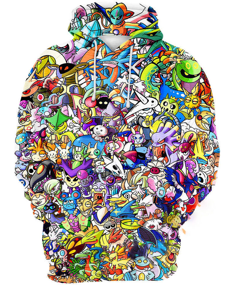All Hoenn Pokemon Hoodie 3D 4 All Hoenn Pokemon Hoodie 3D