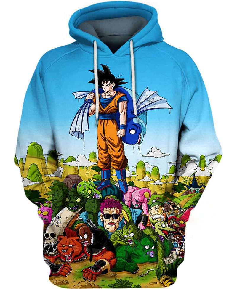 All Kills Of King Monkey Hoodie 3D