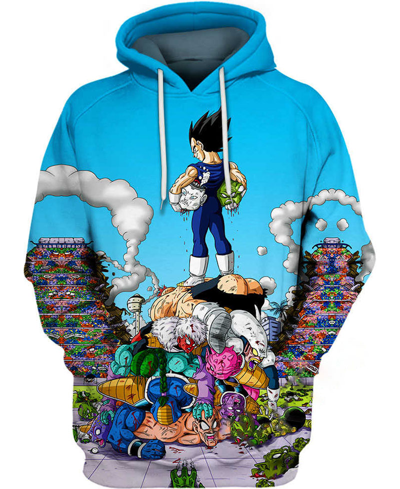 All Kills Of Vegeta Hoodie 3D